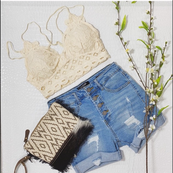 Infinity Raine Other - Cream Lace Bralette with padding